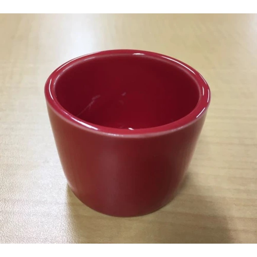 日本清酒壺 美濃燒 雪人帽子清酒杯 紅色 (圖片3)