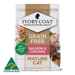 Ivory Coat 貓糧 三文魚和雞肉老貓配方 4kg (新配方) 貓糧 Ivory Coat 寵物用品速遞