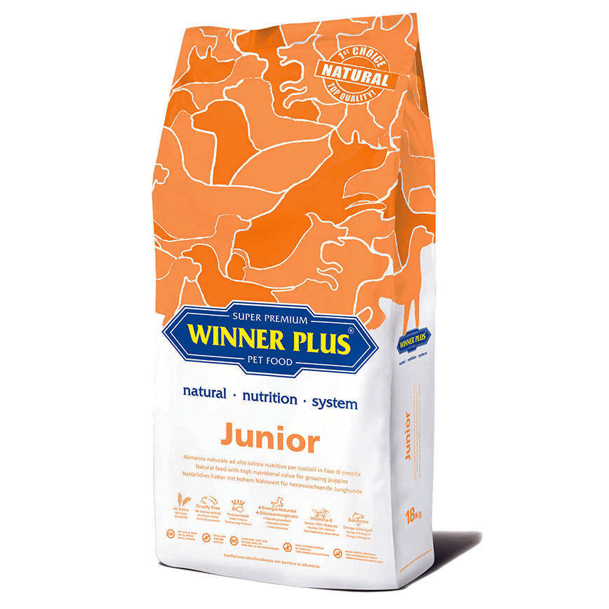 WINNER PLUS WINNER PLUS 狗糧 少年犬配方 雞肉及三文魚及大米 3kg x 4包 (11103)