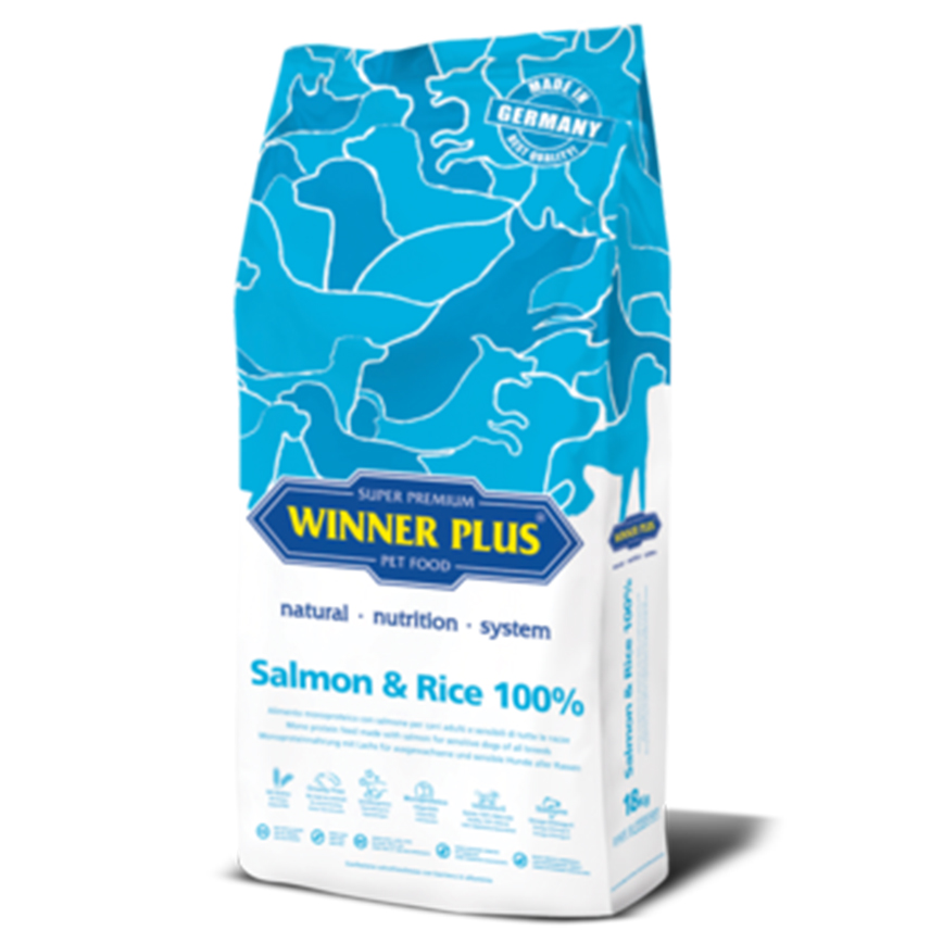 WINNER PLUS WINNER PLUS 狗糧 成犬配方 三文魚及大米 3kg x 4包 (15103)
