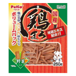 Petio 狗零食 日本產濃郁蒸雞條 高纖蔬菜 250g (90503105) 狗零食 Petio 寵物用品速遞