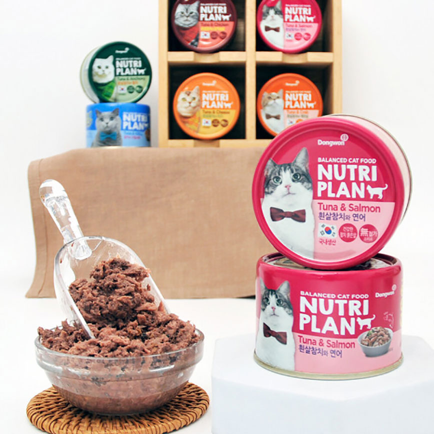 Nutriplan 貓罐頭 營養企劃 韓國低磷主食罐 三文魚及白身吞拿魚 160g (64614) - 限時優惠 (圖片4)