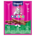 Vitakraft 貓小食 肉條 鴨肉+兔肉條 6g*3條 (VK24190B) 貓小食 Vitakraft 寵物用品速遞