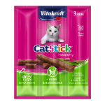 Vitakraft 貓零食 肉條 雞+貓草條 6g*3條 (VK31219B) 貓零食 寵物零食 Vitakraft 寵物用品速遞