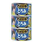 CIAO 日本貓罐頭 とろみ 金槍魚及鰹魚節味 140g 3罐入 (3IM-258) 貓罐頭 貓濕糧 CIAO INABA 寵物用品速遞