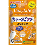 CIAO 貓零食 日本Cozy Life 450億個乳酸菌軟心零食粒 雞肉味 12g 3袋入 (CS-243) 貓小食 CIAO INABA 貓零食 寵物用品速遞
