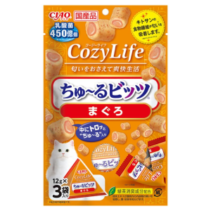 CIAO-貓零食-日本Cozy-Life-450億個乳酸菌軟心零食粒-金槍魚味-12g-3袋入-CS-241-CIAO-INABA-貓零食-寵物用品速遞