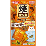 CIAO-貓零食-日本Crunky-燒鰹魚夾心脆餅-鰹魚乾味-6g-7袋入-P-214-CIAO-INABA-貓零食-寵物用品速遞