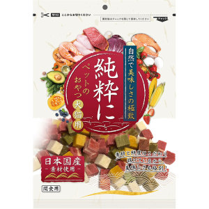 狗小食-純粹-日本寵物小食-宮崎縣牛肉蔬菜粒-50g-犬用-其他-寵物用品速遞