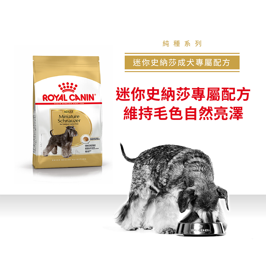 Royal Canin Dry Dog Food - Breed Miniature Schnauzer Adult Dog 3kg (圖片3)