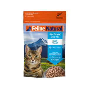貓糧-Feline-Natural-貓糧-單一蛋白系列-牛肉盛宴-320g-F9-B320-Feline-Natural-寵物用品速遞