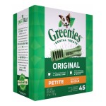 Greenies 狗零食 Original Petite 潔齒骨 迷你犬用 45支 27oz (10258166) 狗零食 Greenies 寵物用品速遞