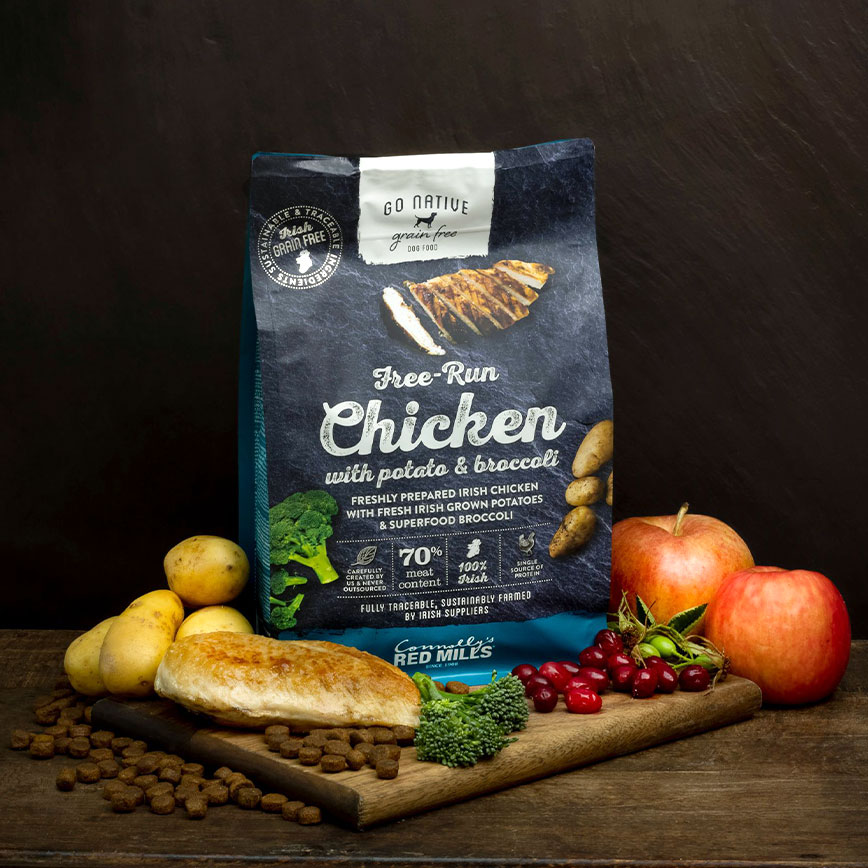 Go Native 愛爾蘭冠軍 頂級無穀物單一蛋白低敏狗糧 中小型成犬雞肉 4kg 或 夾袋 (圖片3)