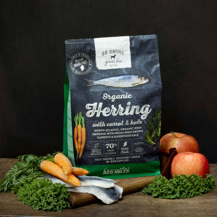 Go Native 愛爾蘭冠軍 頂級無穀物單一蛋白低敏狗糧 成犬鯡魚 800g 中小型犬用 (圖片3)