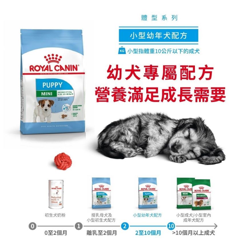 Royal Canin 狗糧 法國皇家狗糧 健康營養系列 小型幼犬營養配方 小型幼犬糧 APR33 4kg (3000040011) (圖片3)