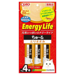 CIAO 貓零食 日本肉泥餐包 EnergyLife系列 雞肉味 14g 4本入 (SC-408) 貓小食 CIAO INABA 貓零食 寵物用品速遞