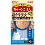 CIAO 貓零食 日本肉泥餐包 2000億個乳酸菌 綜合營養食 鰹魚味 14g 4本入 (SC-462) 貓小食 CIAO INABA 貓零食 寵物用品速遞