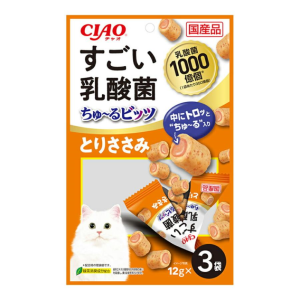 CIAO-貓零食-日本2000億個乳酸菌軟心零食粒-雞肉味-12g-3袋入-CS-215-CIAO-INABA-貓零食-寵物用品速遞