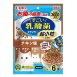 CIAO 貓糧 日本Crunky 3000億個乳酸菌 超小粒 雞肉味 12g 6袋入 (P-443) 貓糧 貓乾糧 CIAO INABA 寵物用品速遞