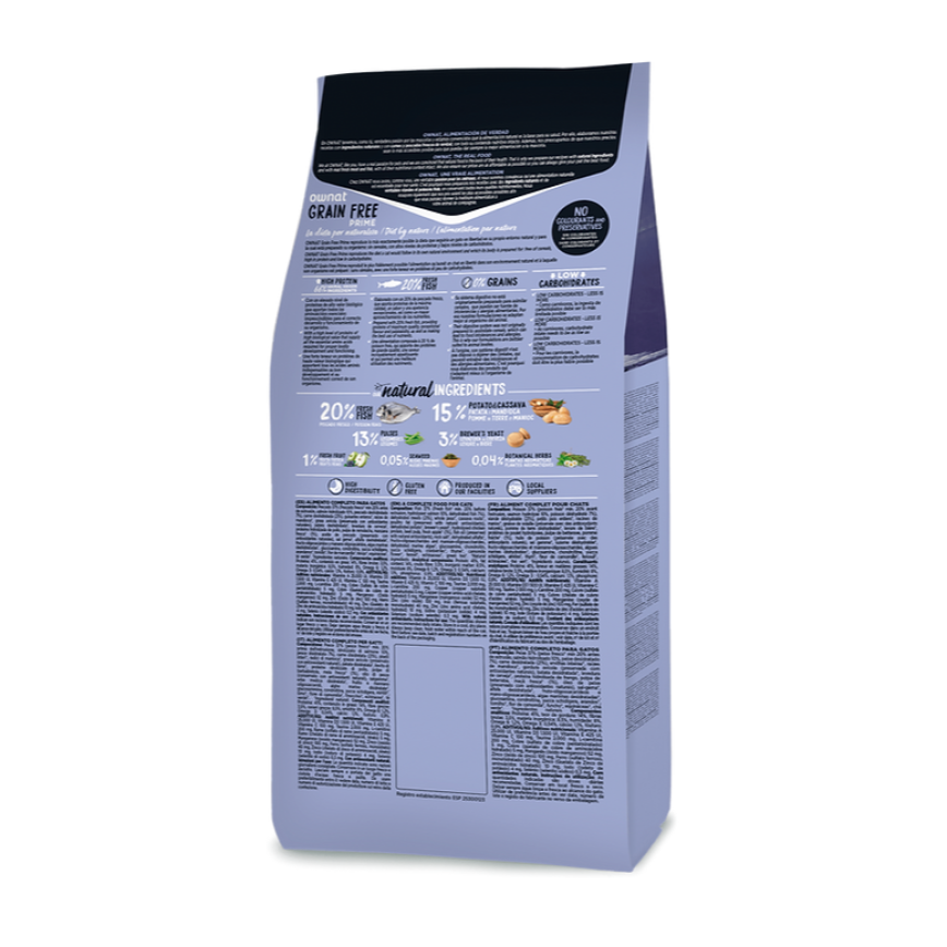 ownat 全齡貓糧 混合魚類與肉類 已絕育 體重管理配⽅ 8kg (31608) (圖片3)