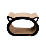 瓦楞紙貓抓板 嚴選黑邊貓耳朵 (MJ024) 貓玩具 貓抓板 貓爬架 寵物用品速遞