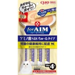 CIAO 貓零食 日本肉泥餐包 腎臓健康維持 for AIM 氨基酸S18 14g 4本袋裝 (CA-01) 貓小食 CIAO INABA 貓零食 寵物用品速遞