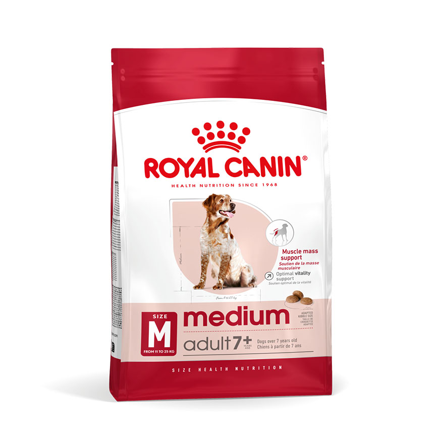Royal Canin 狗糧 法國皇家狗糧 健康營養系列 中型成犬7+營養配方 中型老犬糧 SM25 7+ 15kg (圖片7)