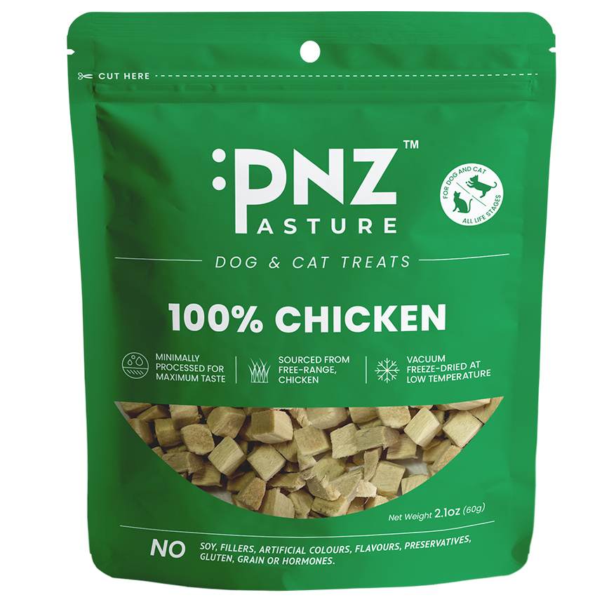 PNZ 牧埸滋味 貓狗零食 凍乾雞肉 60g (1003001) (圖片3)