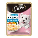 Cesar西莎 狗濕糧 蒸鮮包 低脂雞肉+蔬菜 70g (10243524) 狗罐頭 狗濕糧 Cesar 西莎 寵物用品速遞