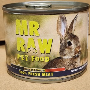 貓罐頭-貓濕糧-MR-RAW-純天然罐頭-兔肉配方-200g-貓狗共用-R200g-Mr-Raw-寵物用品速遞