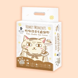 Homey-Moments-豆腐貓砂-Homey-Moments-雲呢拿奶泡活性碳極幼混合豆腐貓砂-8L-豆腐貓砂-寵物用品速遞