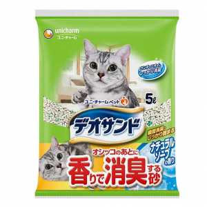 Unicharm-礦物貓砂-Unicharm-日本消臭抗菌礦物貓砂-沐浴香-5L-UCC8-礦物貓砂-寵物用品速遞