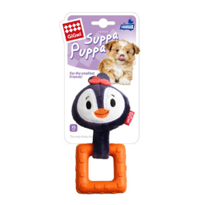 GiGwi-Suppa-Puppa幼⽝系列-企鵝拉環-8013-GIGWI-寵物用品速遞