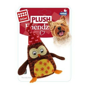 GiGwi-Plush-Friendz中小型犬系列-玩偶貓頭鷹-6232-GIGWI-寵物用品速遞