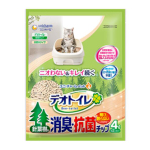 木貓砂 Unicharm 消臭松⽊貓砂 4L (ucc7) 貓砂 木貓砂 寵物用品速遞
