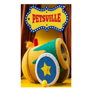 PETSVILLE-慶典炮筒深睡窩-42x75cm-P2320302B-床類用品-寵物用品速遞