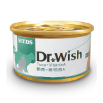 SEEDS 貓罐頭 Dr Wish營養慕絲 鮪⿂+維他命A 85g (dw02s) 貓罐頭 貓濕糧 SEEDS 寵物用品速遞