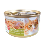 SEEDS   貓罐頭   Tuna全天然貓罐   鮮嫩雞⾁+⽩身鮪⿂   70g  (tn04) 貓罐頭 貓濕糧 SEEDS 寵物用品速遞