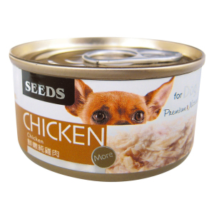 SEEDS-狗罐頭-Chicken全天然雞⾁罐-鮮嫩純雞⾁-70g-ck05-SEEDS-寵物用品速遞