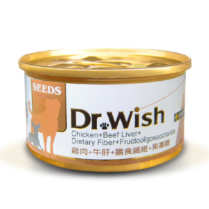 SEEDS-狗罐頭-Dr-Wish營養慕絲-雞⾁-⽜肝-膳⻝纖維-果寡糖-85g-dw07-SEEDS-寵物用品速遞