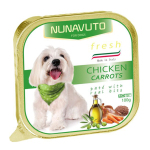 NUNAVUTO 狗罐頭 鋁製餐盒 雞+菜 100g (NU202772) 狗罐頭 狗濕糧 NUNAVUTO 寵物用品速遞