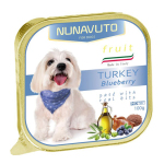 NUNAVUTO 狗罐頭 鋁製餐盒 火雞+藍莓 100g (NU202796) 狗罐頭 狗濕糧 NUNAVUTO 寵物用品速遞