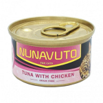 NUNAVUTO 無穀物貓罐 吞拿魚伴雞肉 80g (NU202420) 貓罐頭 貓濕糧 NUNAVUTO 寵物用品速遞