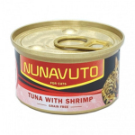 NUNAVUTO 無穀物貓罐 吞拿魚伴蝦肉 80g (NU202512) 貓罐頭 貓濕糧 NUNAVUTO 寵物用品速遞