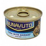 NUNAVUTO 無穀物貓罐 吞拿魚伴白飯魚 80g (NU202543) 貓罐頭 貓濕糧 NUNAVUTO 寵物用品速遞