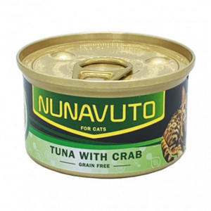 NUNAVUTO-無穀物貓罐-吞拿魚伴蟹肉-80g-NU202451-NUNAVUTO-寵物用品速遞