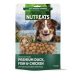 Nutreats 狗小食 紐西蘭凍乾鴨肉+雞肉+三文魚 50g (5111050) 狗零食 Nutreats 寵物用品速遞