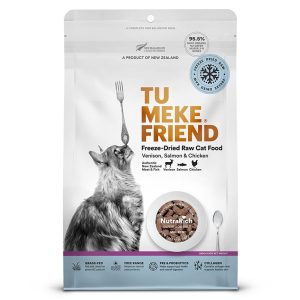 TU-MEKE-FRIEND-貓糧-超級食品風乾貓糧-鹿⾁三⽂⿂雞⾁-280g-TMF0915-TU-MEKE-FRIEND-寵物用品速遞