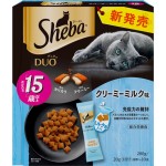 貓小食-Sheba-Duo-貓零食-日本貓貓夾心酥-15歲及以上-奶油牛奶味-20g-10袋入-Sheba-寵物用品速遞