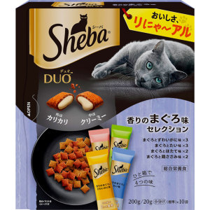貓小食-Sheba-Duo-貓零食-日本貓貓夾心酥-精選金槍魚味-20g-10袋入-Sheba-寵物用品速遞